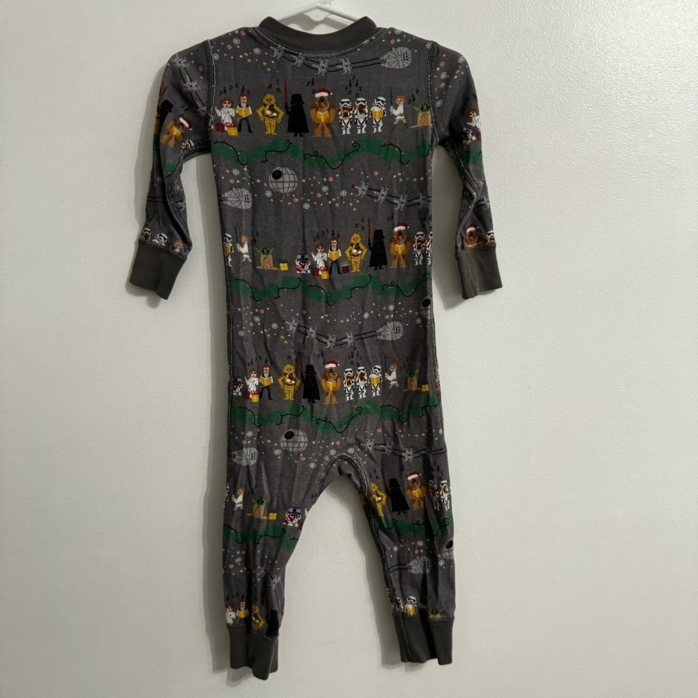 Hanna Andersson Star Wars baby zip sleeper pajama size 18-24 months - Picture 3 of 9